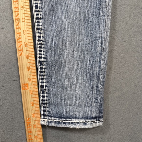 ROCK REVIVAL Katydid WOMENS 30 Mid-Rise Skinny FACTORY Distressed Jeans - Picture 6 of 10